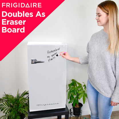 FRIGIDAIRE EFR331-WHITE 3.2 Cu ft Eraser Board Mini Compact Dorm Fridge (White) White