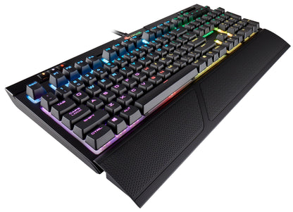 Corsair Strafe RGB MK.2 Mechanical Gaming Keyboard - USB Passthrough - Linear and Quiet - Cherry MX Red Switch - RGB LED Backlit