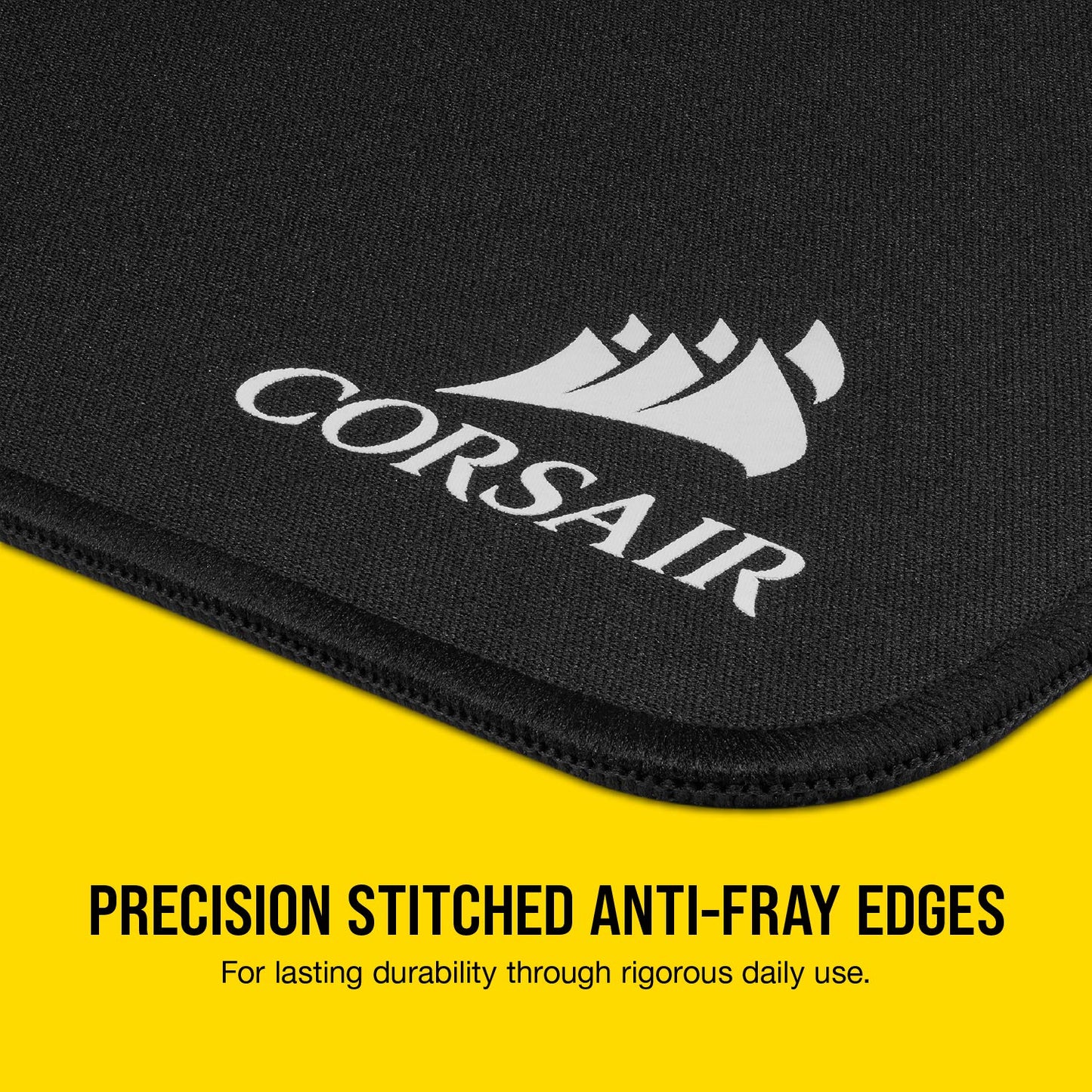 CORSAIR MM500 Premium Anti-Fray Cloth Gaming Mouse Pad – Extended 3XL Black