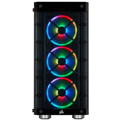 Corsair Icue 465X RGB Mid-Tower ATX Smart Case, Black - CC-9011188-WW