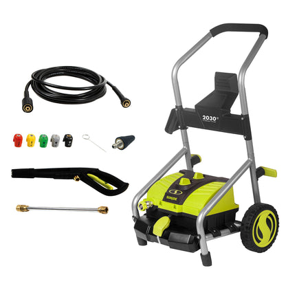 Sun Joe SPX4000-PRO 2030 PSI Electric Pressure Washer w/Pressure-Select Technology + SPX-25HD 25' Extension Hose Pressure Washer + Hose Pro Version