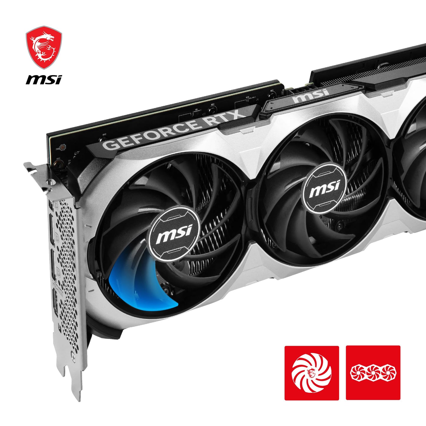 MSI GeForce RTX 4070 Ventus 3X 12G OC (12GB GDDR6X/PCI Express 4.0/2520MHz/21000MHz)