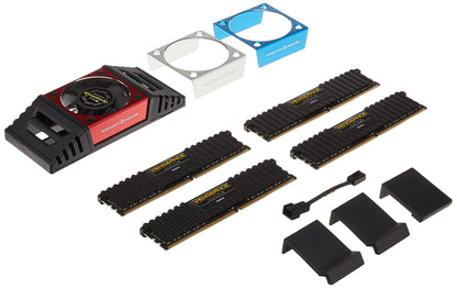 Corsair CMK32GX4M4K4133C19 Vengeance LPX 32GB (4x8GB) DDR4 4133 (PC4-33000) C19 PC Memory Black 32GB Kit (4x8GB) 4133MHz C19