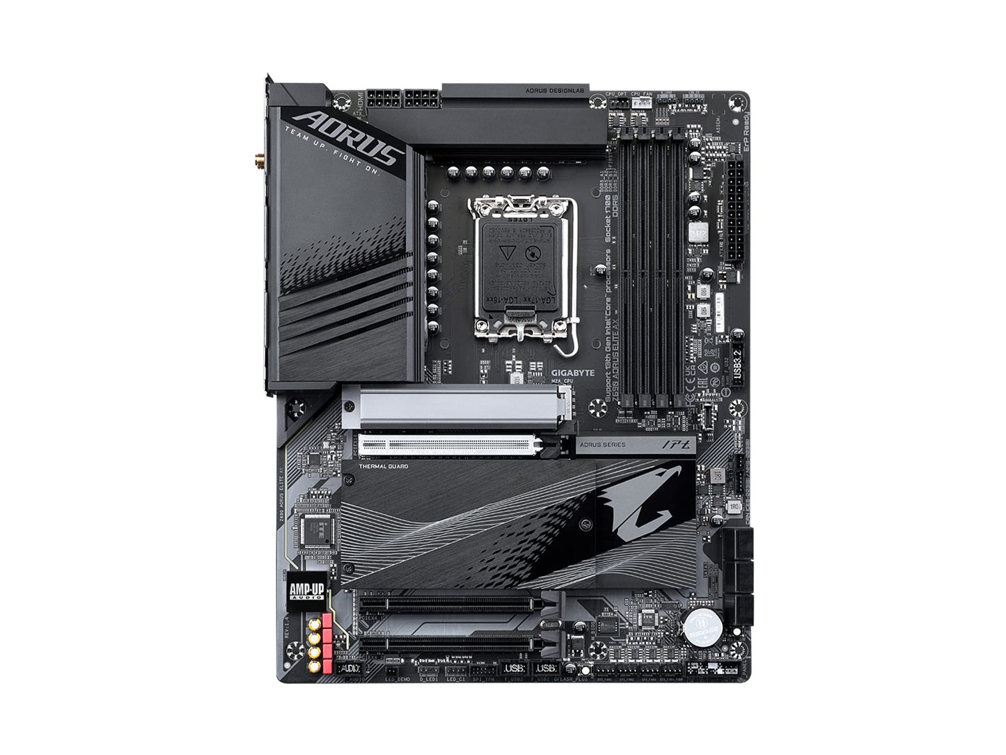 GIGABYTE Z690 AORUS Elite AX (LGA 1700/ Intel Z690/ ATX/ DDR5/ Quad M.2/ PCIe 5.0/ USB 3.2 Gen2X2 Type-C/WiFi 6/2.5GbE LAN/Gaming Motherboard)