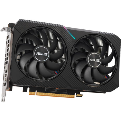 ASUS Dual AMD Radeon RX 6400 4GB GDDR6 Gaming Graphics Card (AMD RDNA 2, PCIe 4.0, 4GB GDDR6 Memory, HDMI 2.1, DisplayPort 1.4a, Axial-tech Fan Design, 0dB Technology) Dual Fans RX6400|4G