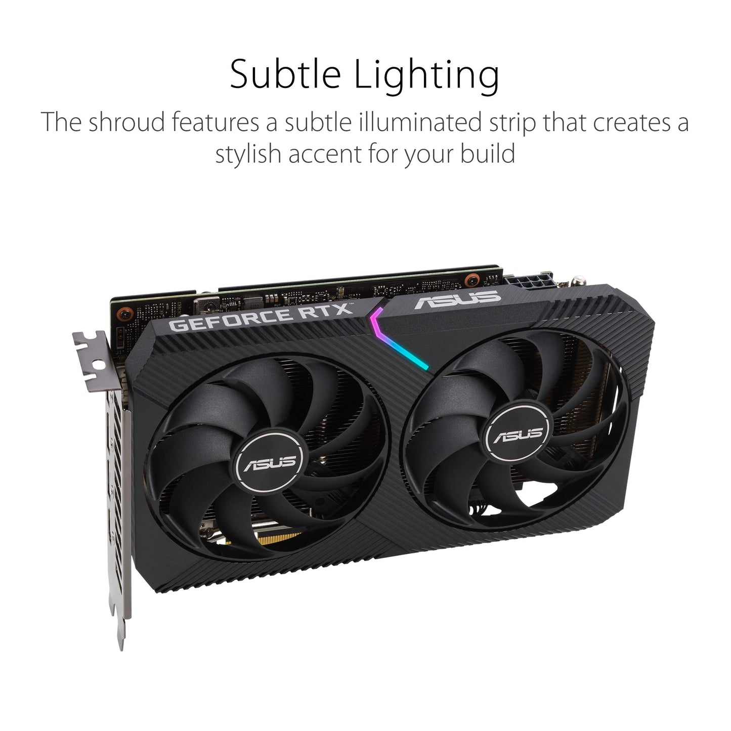 ASUS Dual GeForce RTX™ 3060 OC Edition 8GB GDDR6 (PCIe 4.0, 8GB GDDR6, HDMI 2.1, DisplayPort 1.4a)