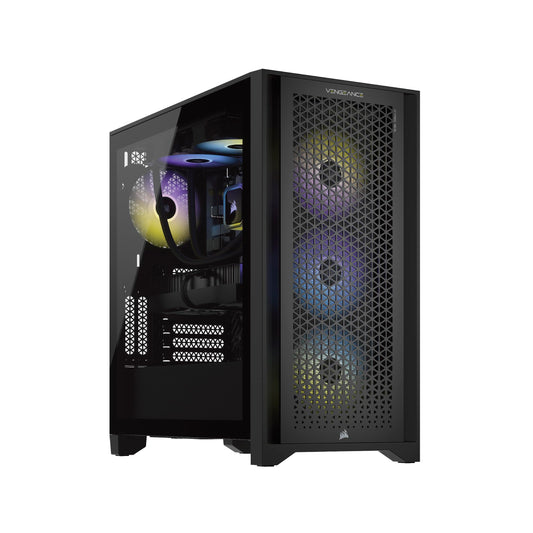 Corsair Vengeance i7400 Series Gaming PC - Liquid Cooled Intel® Core™ i5 13600K CPU - NVIDIA® GeForce RTX™ 4060 Ti GPU - 1TB M.2 SSD - 16GB Vengeance RGB DDR4 Memory - Black