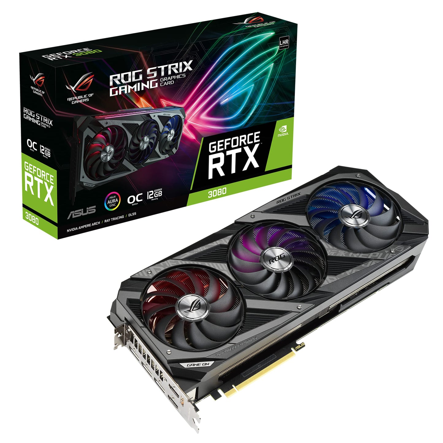 ASUS ROG Gaming NVIDIA GeForce RTX 3080 12GB GDDR6X Graphics Card