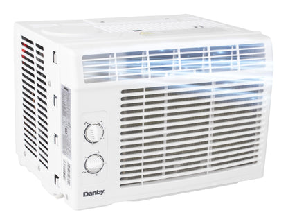 Danby DAC050MB1WDB 5,000 BTU Window Air Conditioner, 2 Cooling and Fan Settings, Easy to Use Mechanical Rotary Controls, Ideal for Rooms Up to 150 Square Feet