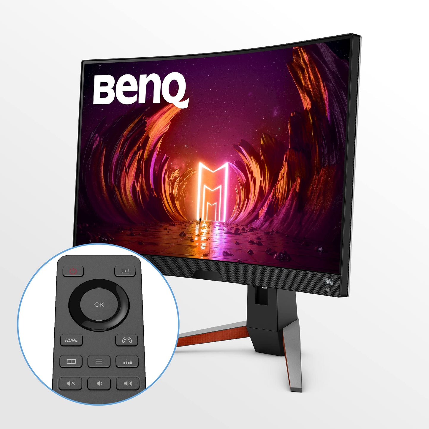 BenQ Mobiuz EX2710R 27 Inch QHD 1440p VA 1000R 165 Hz Curved Gaming Computer Monitor with Dual Speakers and Subwoofer, Gaming Color Optimizer, Freesync Premium Pro, Eye-Care Tech, HDMI and HDRi Tech 165 Hz | QHD | Curved VA