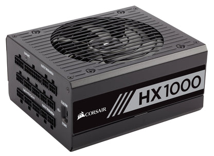 Corsair HX Series, HX1000, 1000 Watt, Fully Modular Power Supply, 80+ Platinum Certified, CP-9020139-NA Standard