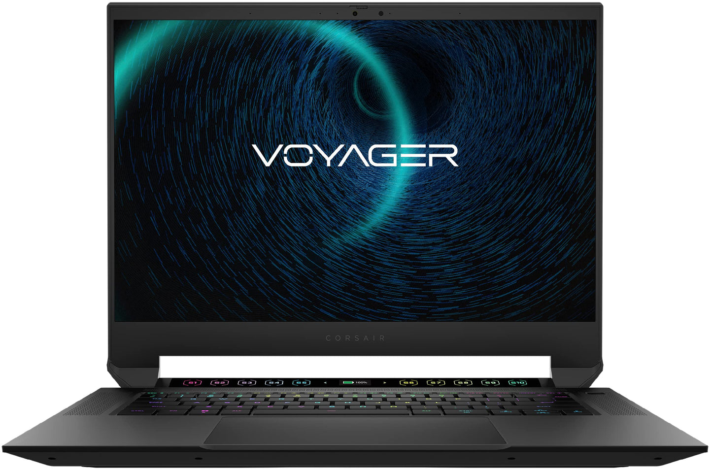 Corsair VOYAGER a1600 Gaming Laptop (AMD Ryzen R7 6800HS, AMD Radeon RX 6800M, 16GB DDR5, 16" 2560x1600 240Hz IPS Screen, CHERRY MX Ultra-Low Profile Keyswitches, Windows 11 Home Advanced) Black R7 6800HS - 16GB