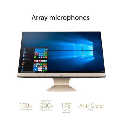 ASUS AiO All-in-One Desktop PC, 23.8” FHD Anti-Glare Display, AMD Ryzen 3 3250U Processor, 8GB DDR4 RAM, 256GB PCIe SSD, Windows 10 Home, Kensington Lock, V241DA-AB301 Ryzen 3 | 256GB PCIe SSD