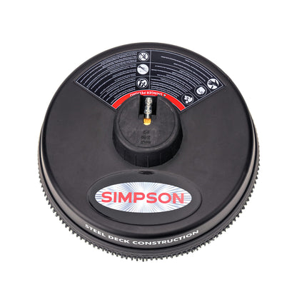 Simpson Cleaning Universal 15" Steel Pressure Washer Surface Cleaner + Dial-N-Wash Adjustable Pressure Regulator (up to 4500 PSI) Surface Cleaner + Pressure Regulator