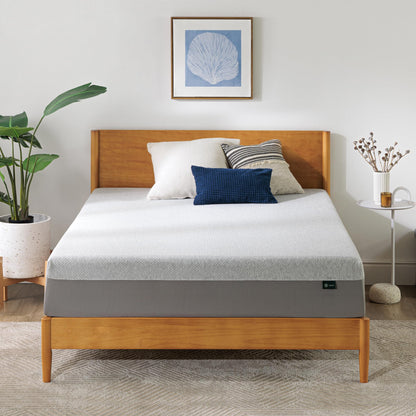 ZINUS 10 Inch Ultima Memory Foam Mattress [New Version], King, Fiberglass Free, Medium Firm Feel, Breathable Airflow Memory Foam, Certified Safe Foams & Fabric, Mattress in A Box White Smooth Comfort (New Small Box)