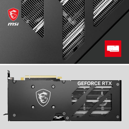 MSI GeForce RTX 4060 Ti Gaming X Slim 16G Graphics Card - NVIDIA RTX 4060 Ti, 16GB GDDR6 Memory, 18Gbps, PCIe 4.0, Twin Frozr 9, RGB, DLSS3 RTX 4060 Ti (16 GB)