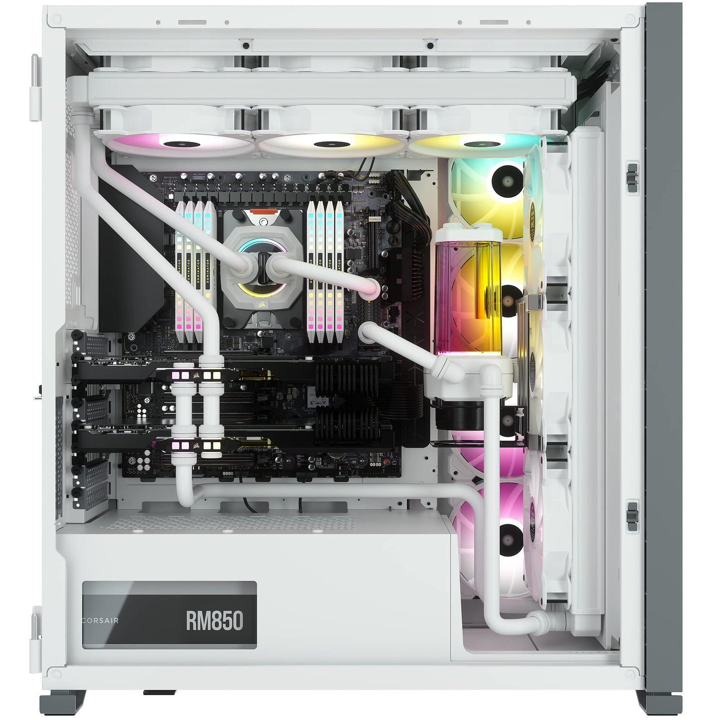 CORSAIR iCUE 7000X RGB Full-Tower ATX PC Case, White