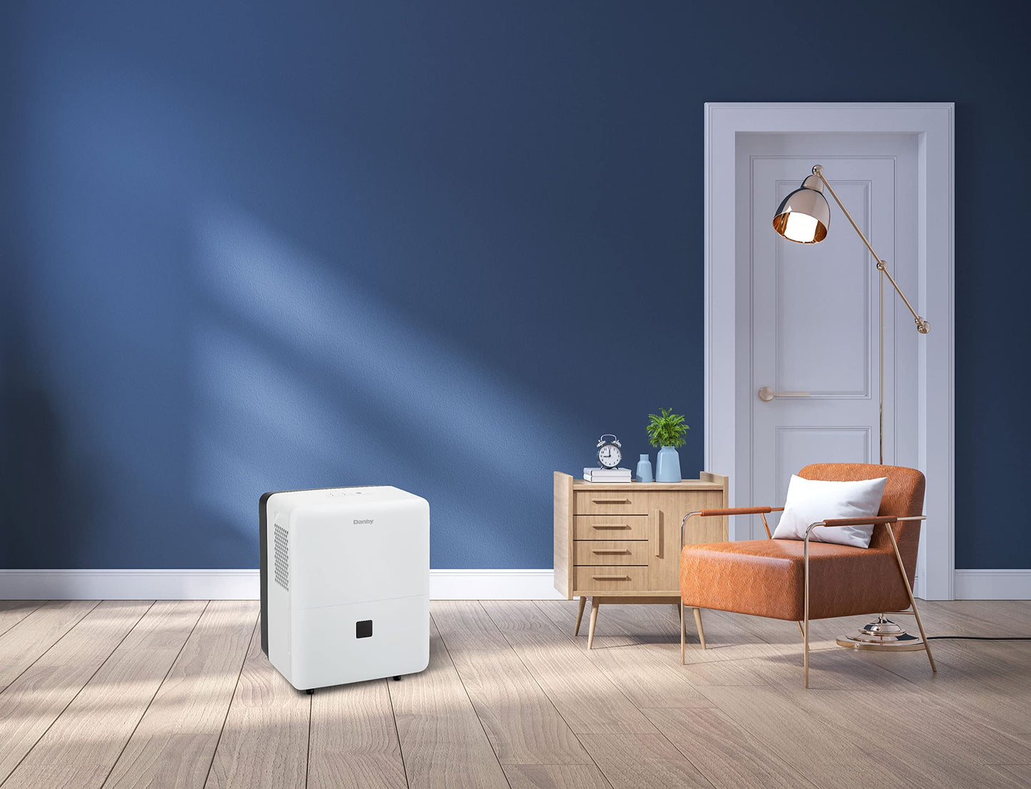 Danby DDR040BJWDB-ME 40 Pint Dehumidifier in White with Smart Dehumidify