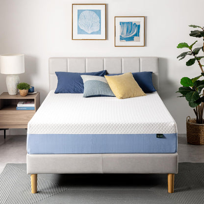 ZINUS 12 Inch Cooling Essential Memory Foam Mattress [New Version], King, Fiberglass Free, Medium Feel, Cooling Airflow Memory Foam, Certified Safe Foams & Fabric, Mattress in A Box White 12" Cooling New Small Box