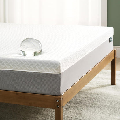 ZINUS 8 Inch Green Tea Essential Memory Foam Mattress [New Version], Full, Fiberglass Free, Medium Feel, Breathable Airflow Memory Foam, Certified Safe Foams & Fabric, Mattress in A Box White 8" Green Tea New Small Box