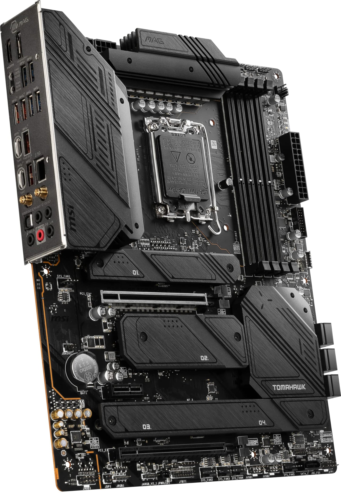 MSI MAG Z790 Tomahawk WiFi Gaming Motherboard (Supports 12th/13th Gen Intel Processors, LGA 1700, DDR5, PCIe 5.0, M.2, 2.5Gbps LAN, USB 3.2 Gen2, Wi-Fi 6E, ATX)