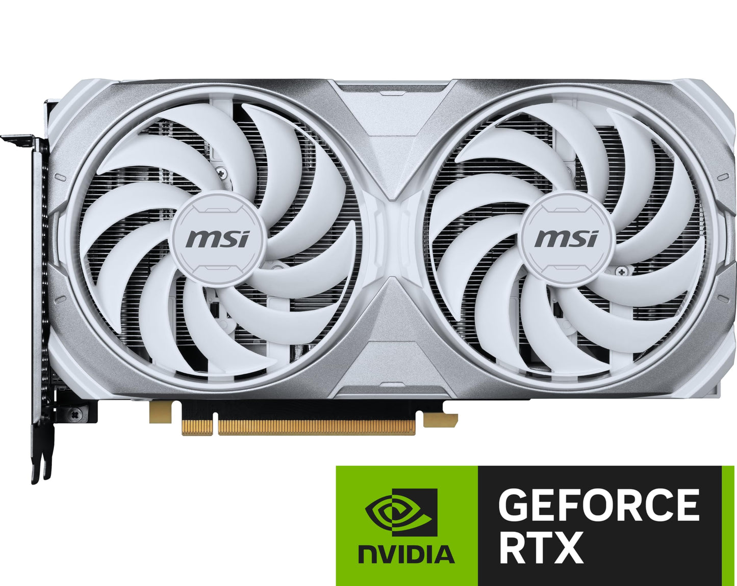 MSI Gaming RTX 4070 Ti Super 16G Ventus 2X White OC Graphics Card (NVIDIA RTX 4070 Ti Super, 256-Bit, Boost Clock: 2655 MHz, 16GB GDRR6X 21 Gbps, HDMI/DP, Ada Lovelace Architecture)