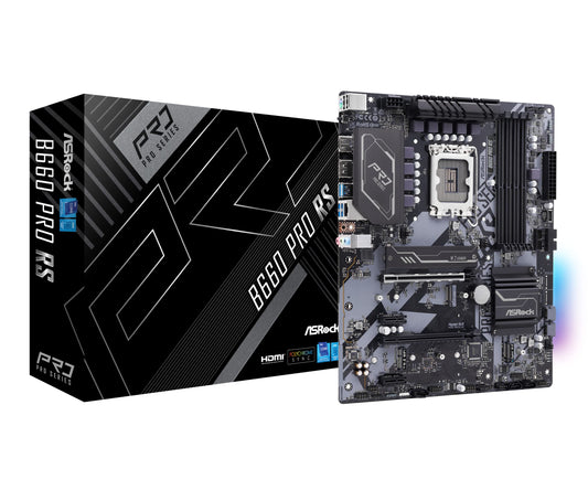 ASRock B660M ATX Motherboard B660 Pro RS Intel B660 Series CPU (LGA1700) Compatible