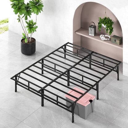 Zinus OLB-ASB-F 14 Inch Easy To Assemble SmartBase Mattress Foundation / Platform Bed Frame / Box Spring Replacement, Full, Black