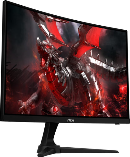 MSI G243CV, 24" Gaming Monitor, 1920 x 1080 (FHD), VA, 75Hz, FreeSync, VGA Port HDMI, Tilt, Black