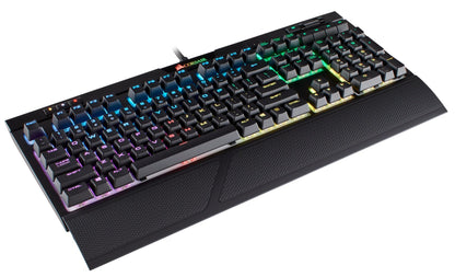 Corsair Strafe RGB MK.2 Mechanical Gaming Keyboard - USB Passthrough - Linear and Quiet - Cherry MX Red Switch - RGB LED Backlit