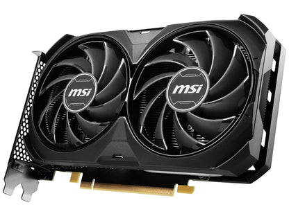 MSI Gaming GeForce RTX 4060 Ti 8GB GDRR6 128-Bit HDMI/DP Nvlink TORX Fan 4.0 Ada Lovelace Architecture Graphics Card (RTX 4060 Ti Ventus 2X Black 8G OC)