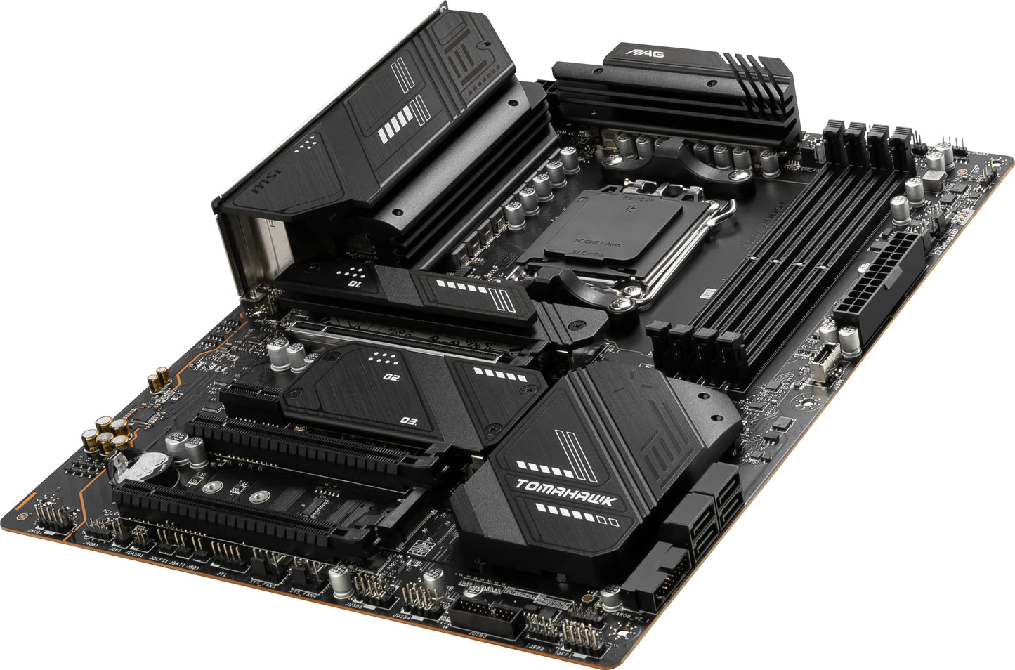 MSI MAG X670E Tomahawk WiFi Gaming Motherboard (AMD AM5, DDR5, PCIe 5.0, SATA 6Gb/s, M.2, USB 3.2 Gen 2, Wi-Fi 6E, 2.5Gbps LAN, HDMI/DP, ATX)