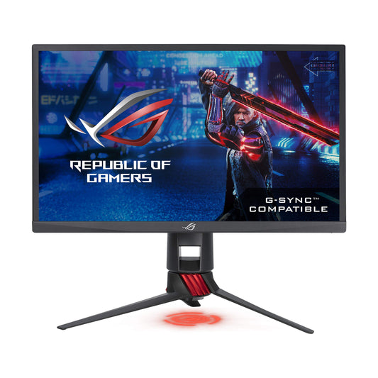 ASUS ROG Strix XG248Q 23.8” Full HD 1080p 240Hz 1ms Eye Care G-SYNC Compatible FreeSync Esports Gaming Monitor with DP Dual HDMI 23.8” FHD 1ms 240Hz G-SYNC Height Adjustable