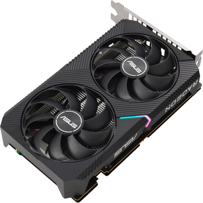 ASUS Dual AMD Radeon RX 6400 4GB GDDR6 Gaming Graphics Card (AMD RDNA 2, PCIe 4.0, 4GB GDDR6 Memory, HDMI 2.1, DisplayPort 1.4a, Axial-tech Fan Design, 0dB Technology) Dual Fans RX6400|4G