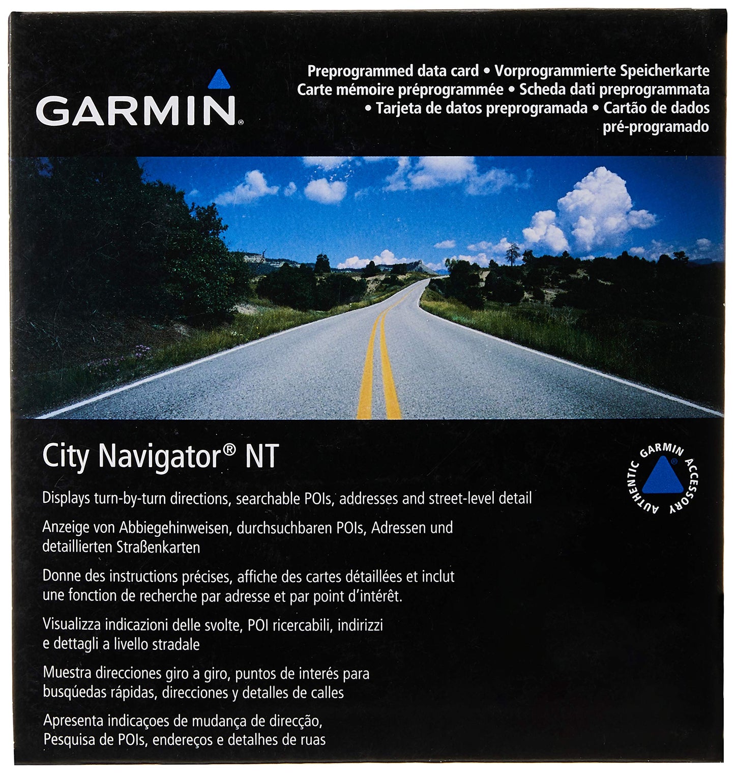 Garmin City Navigator for Detailed Maps of Major Metropolitan Areas in Europe (microSD/SD Card) Standard Packaging