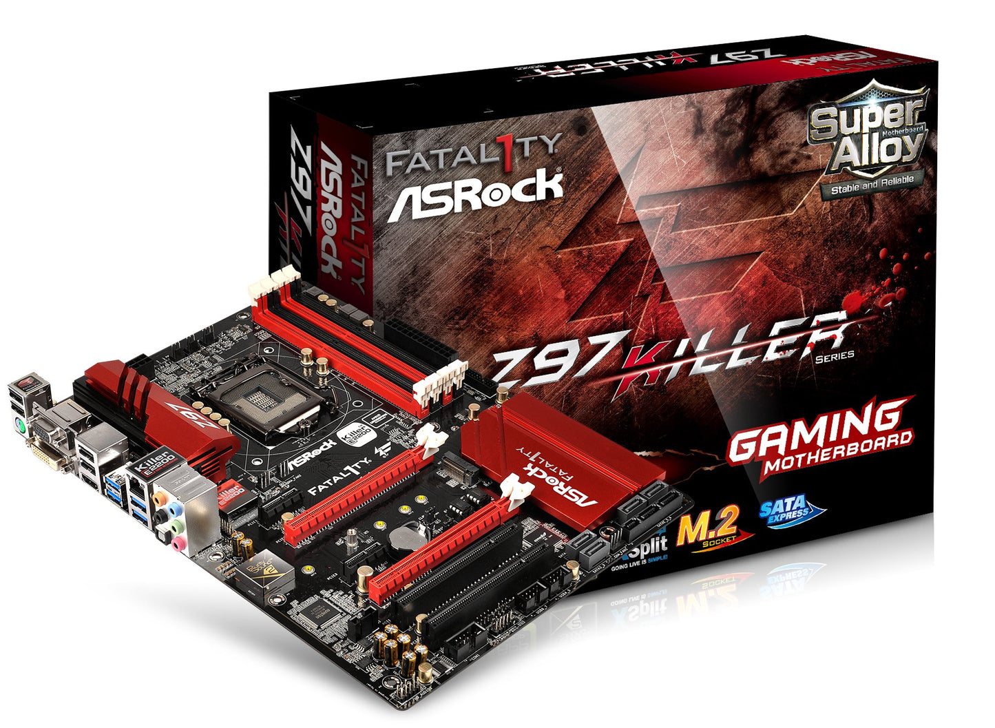 ASRock ATX DDR3 1333 LGA 1150 Motherboards FATAL1TY Z97 KILLER