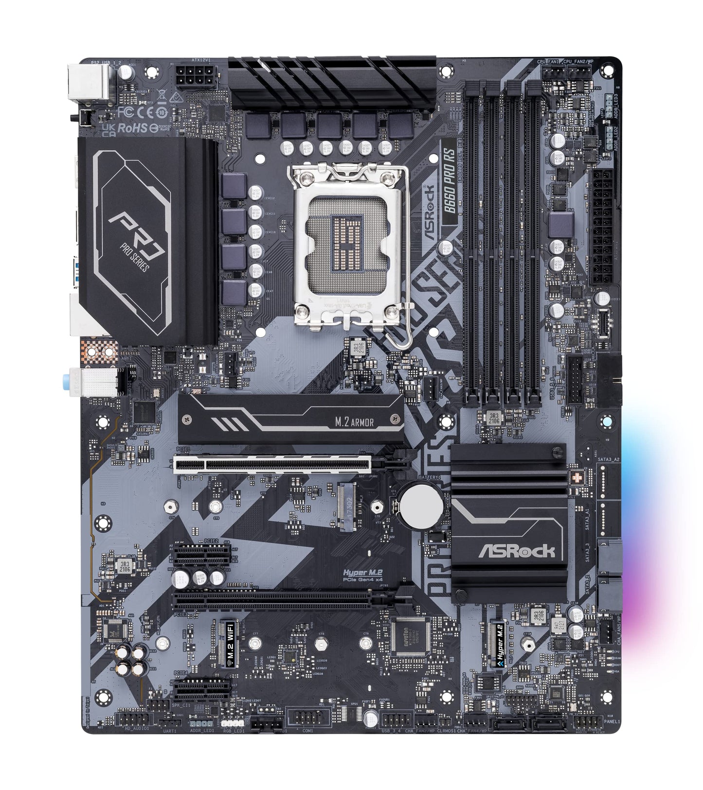 ASRock B660M ATX Motherboard B660 Pro RS Intel B660 Series CPU (LGA1700) Compatible