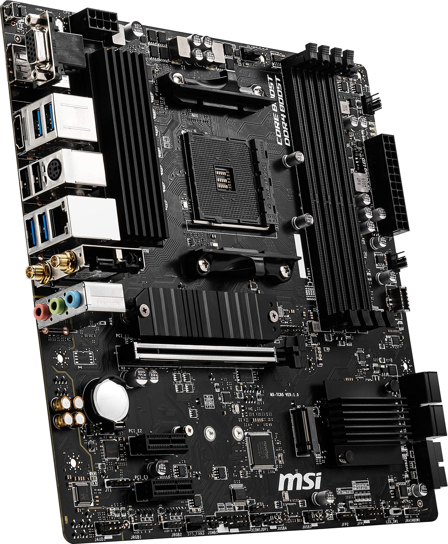 MSI B550M PRO-VDH WiFi ProSeries Motherboard (AMD AM4, DDR4, PCIe 4.0, SATA 6Gb/s, M.2, USB 3.2 Gen 1, AX Wi-Fi 6, D-SUB/HDMI/DP, Micro-ATX)