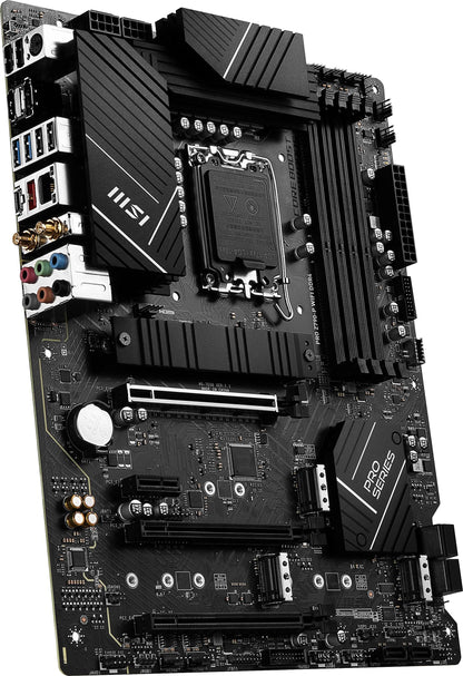 MSI PRO Z790-P WiFi DDR4 ProSeries Motherboard (Supports 12th/13th Gen Intel Processors, LGA 1700, DDR4, PCIe 5.0, M.2, 2.5Gbps LAN, USB 3.2 Gen2, Wi-Fi 6E, ATX)