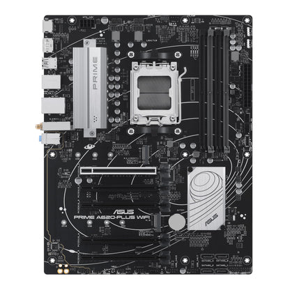 ASUS PRIME A620-PLUS WIFI Socket AM5 (LGA 1718) Ryzen 7000 gaming motherboard(DDR5, PCIe 4.0, Dual M.2 slots, DisplayPort/HDMI™, Wi-Fi 5,Rear & Front USB 3.2 Gen 1 Type-C®, SATA 6 Gbps)