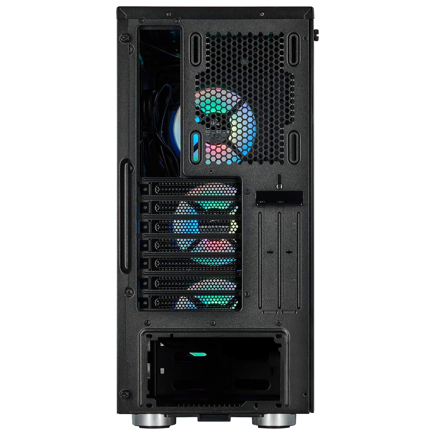 Corsair Icue 465X RGB Mid-Tower ATX Smart Case, Black - CC-9011188-WW